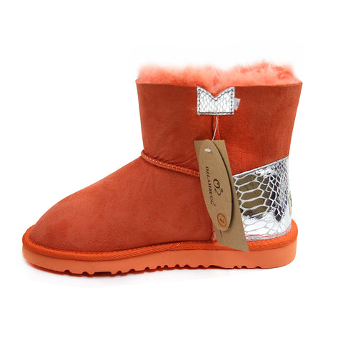 Ever Buckle Short Boots - Green