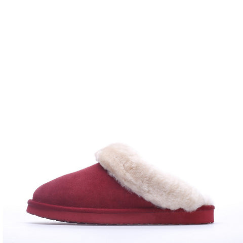 Luxury Bloombury Knit Wool Scuff - Sand