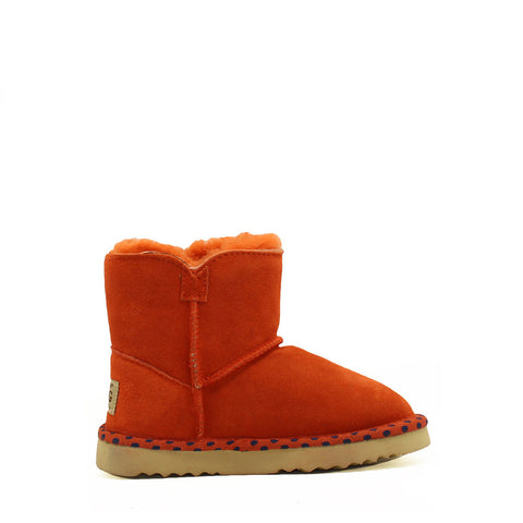 Spotted Crystal Kids Boot - Orange