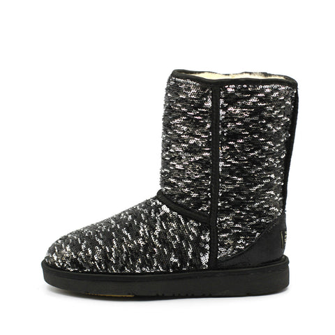 Sparkle Medium Ugg Boot - Black