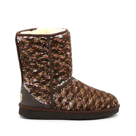 Sparkle Medium Ugg Boot - Mushroom