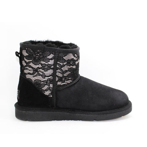 Jolie Short Ugg Boot - Black