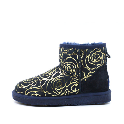 Rosy Short Ugg Boot - Navy
