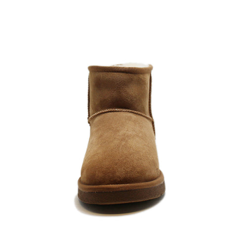 Geometric Short Ugg Boot - Chestnut