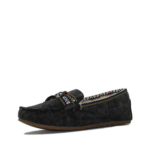Rianna Moccasin - Black