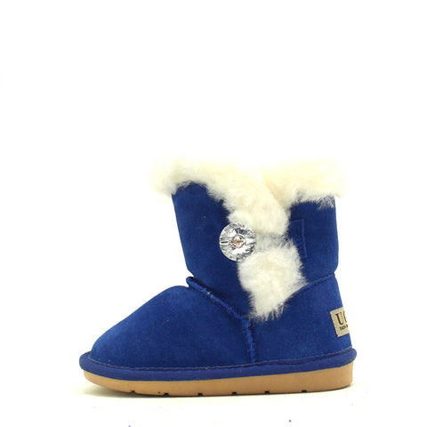 Tara Crystal Kids Boot - Blue