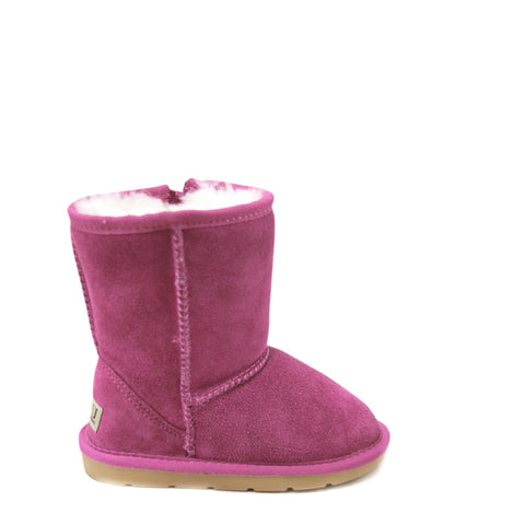 Stax Side Zip Kids Boot - Rose